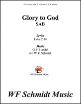 Glory to God SAB choral sheet music cover